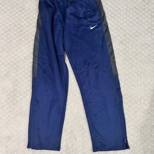 Nike S Navy and Gray Athletic Pants
